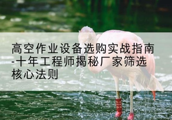 云县剪叉式升降机厂家-高空作业设备选购实战指南-十年工程师揭秘厂家筛选核心法则